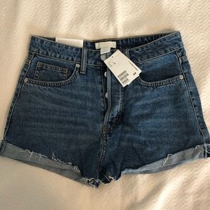 H&M Super High Waist Shorts